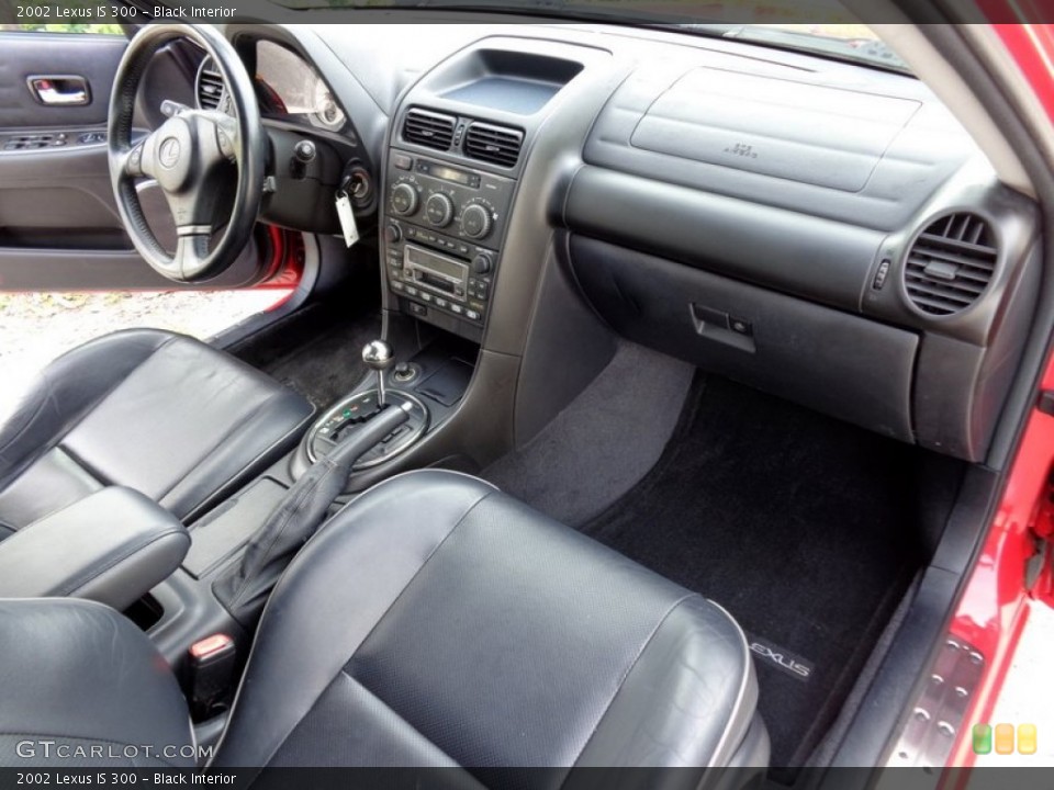 Black Interior Photo for the 2002 Lexus IS 300 #92106719