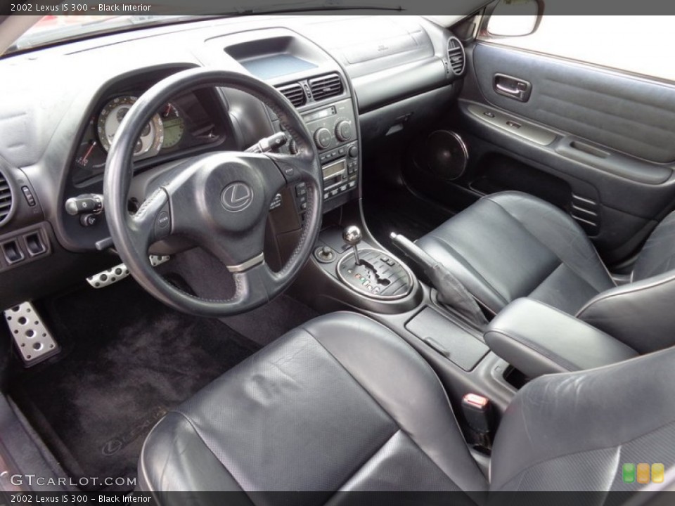 Black 2002 Lexus IS Interiors