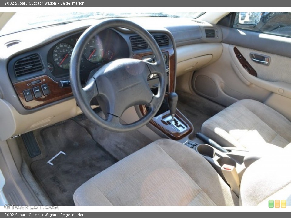 Beige Interior Photo for the 2002 Subaru Outback Wagon #92107568