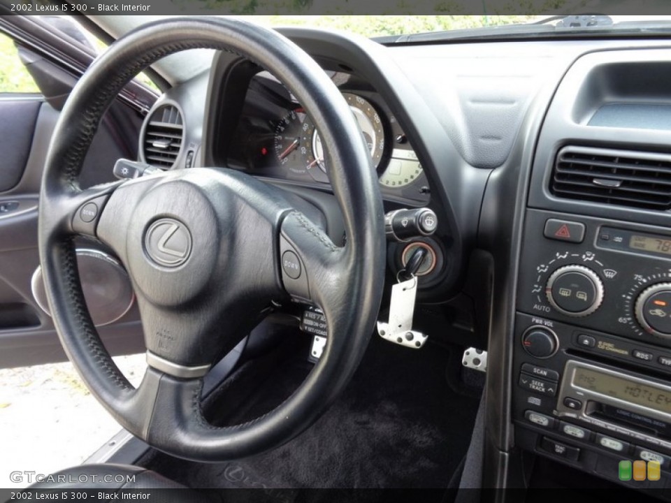 Black Interior Steering Wheel for the 2002 Lexus IS 300 #92107787