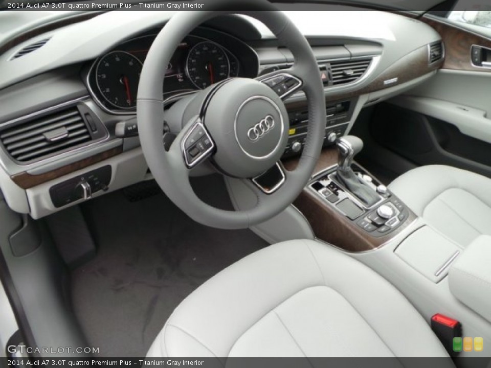 Titanium Gray Interior Photo for the 2014 Audi A7 3.0T quattro Premium Plus #92112269