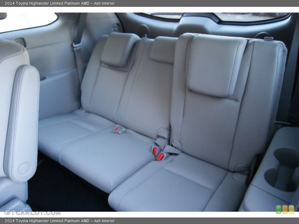 Ash Interior Rear Seat for the 2014 Toyota Highlander Limited Platinum AWD #92112284