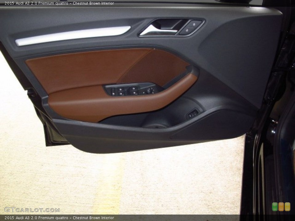 Chestnut Brown Interior Door Panel for the 2015 Audi A3 2.0 Premium quattro #92112908