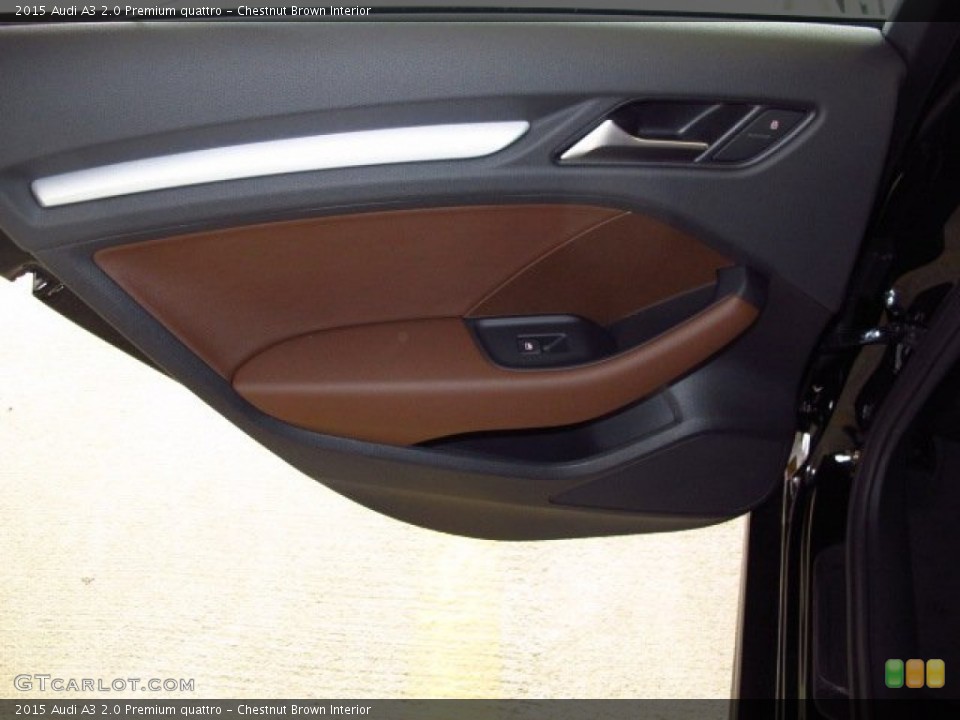 Chestnut Brown Interior Door Panel for the 2015 Audi A3 2.0 Premium quattro #92112956