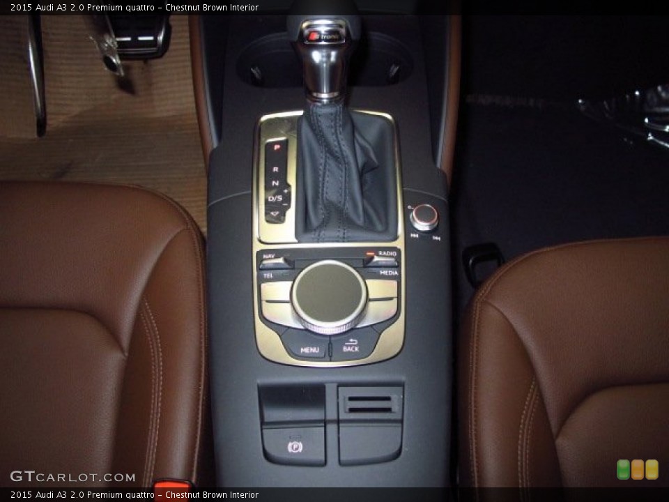Chestnut Brown Interior Transmission for the 2015 Audi A3 2.0 Premium quattro #92113145