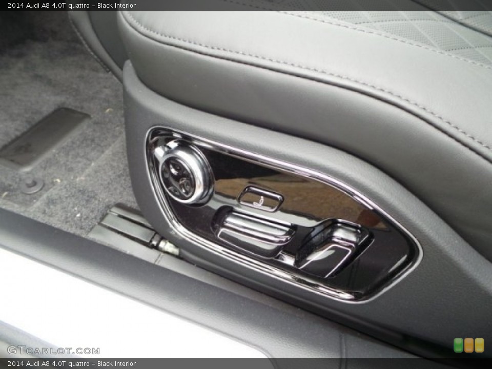 Black Interior Controls for the 2014 Audi A8 4.0T quattro #92114843