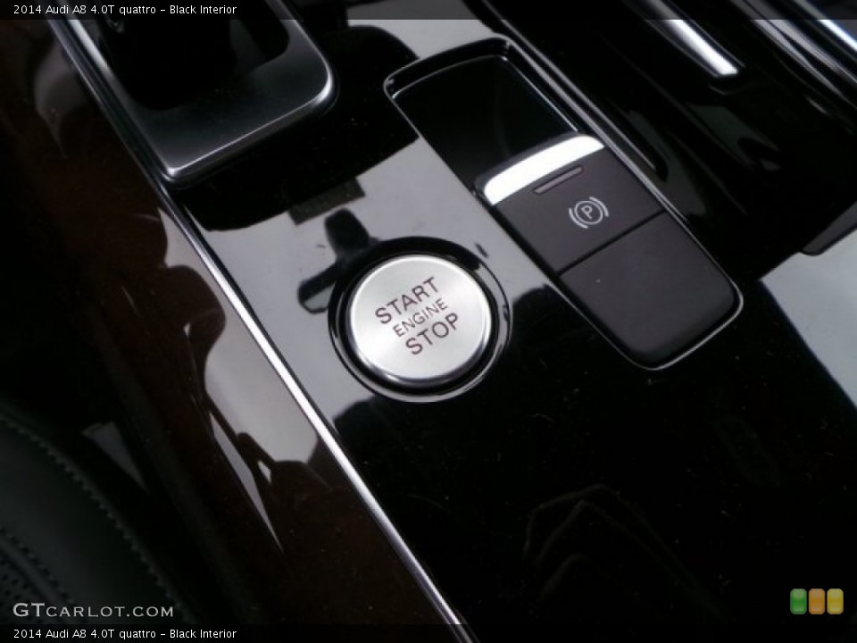 Black Interior Controls for the 2014 Audi A8 4.0T quattro #92115030