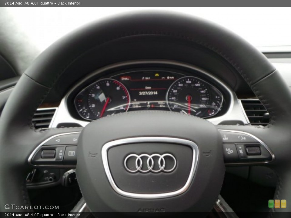 Black Interior Gauges for the 2014 Audi A8 4.0T quattro #92115052