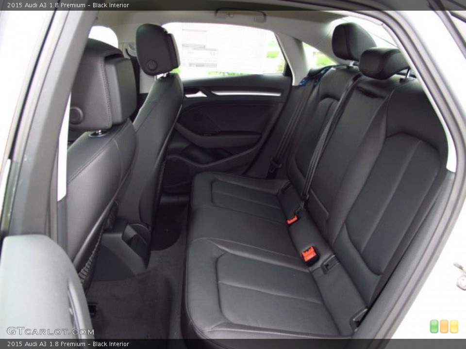 Black Interior Rear Seat for the 2015 Audi A3 1.8 Premium #92115152