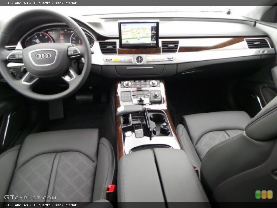 Black Interior Dashboard for the 2014 Audi A8 4.0T quattro #92115167