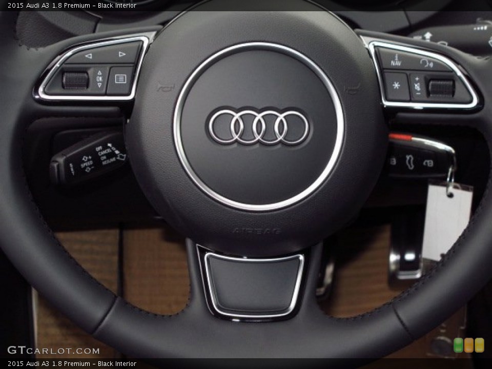 Black Interior Steering Wheel for the 2015 Audi A3 1.8 Premium #92115278