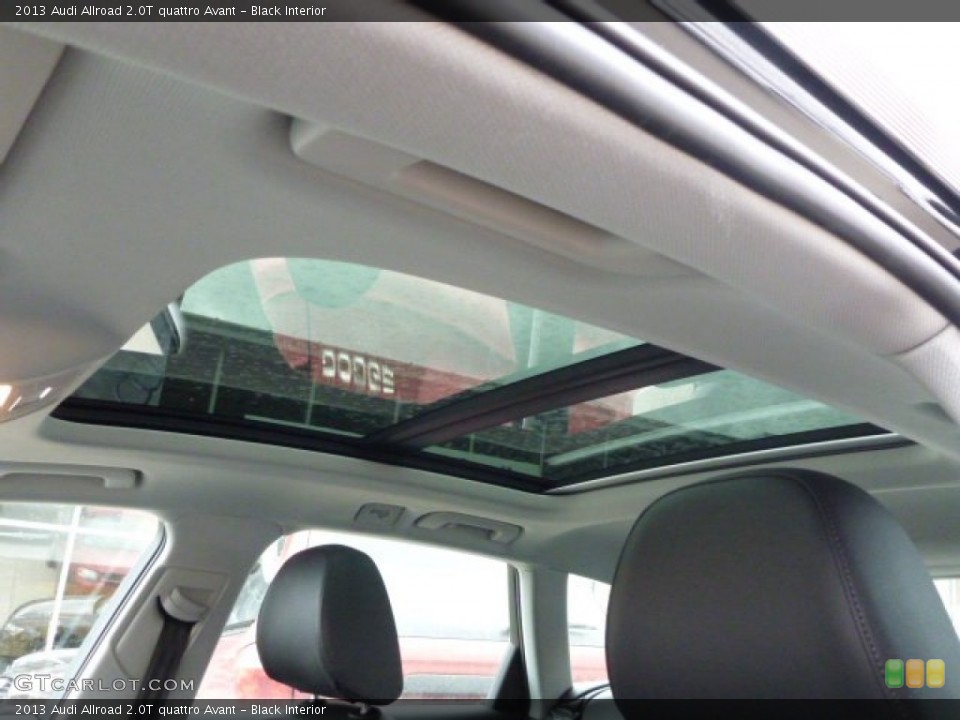 Black Interior Sunroof for the 2013 Audi Allroad 2.0T quattro Avant #92115455