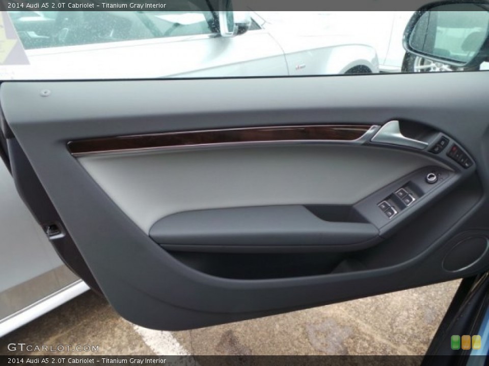 Titanium Gray Interior Door Panel for the 2014 Audi A5 2.0T Cabriolet #92115554
