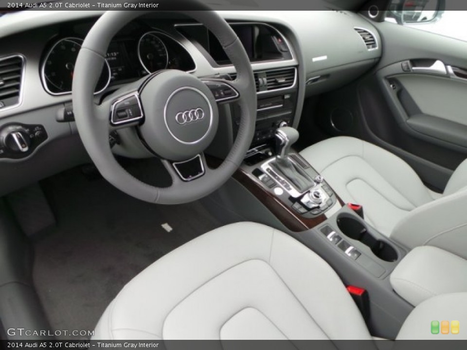 Titanium Gray Interior Photo for the 2014 Audi A5 2.0T Cabriolet #92115593
