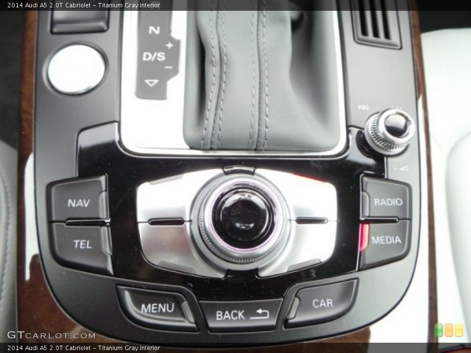 Titanium Gray Interior Controls for the 2014 Audi A5 2.0T Cabriolet #92115851