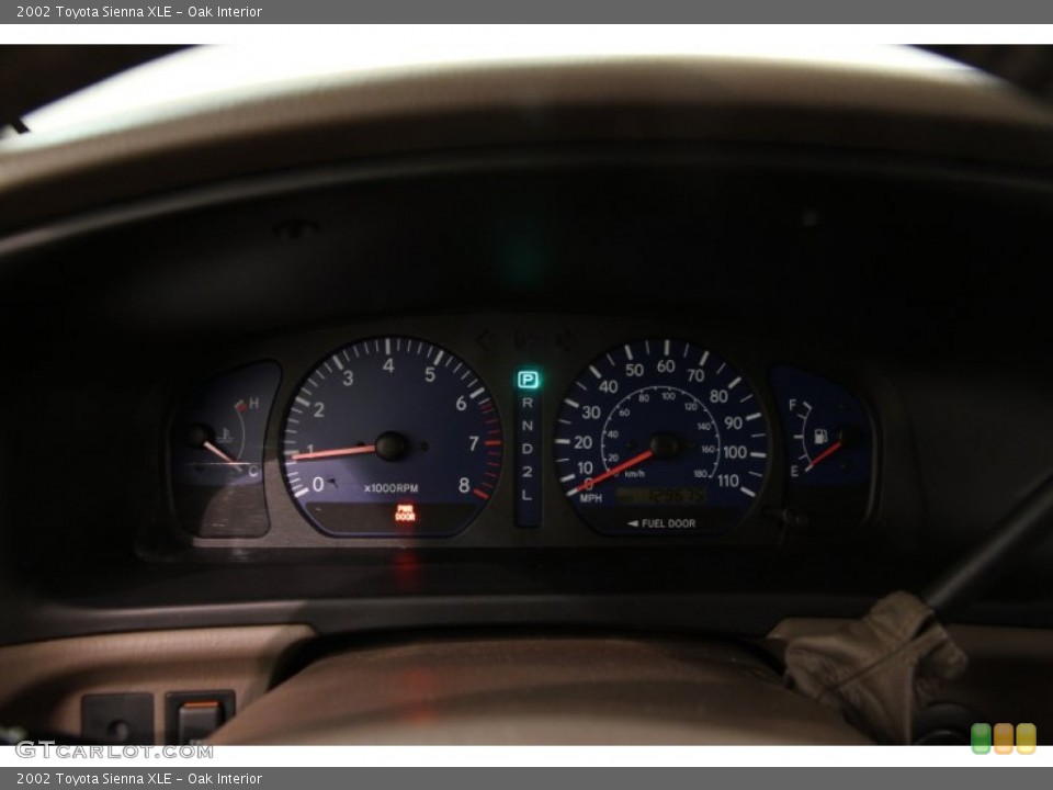 Oak Interior Gauges for the 2002 Toyota Sienna XLE #92116007