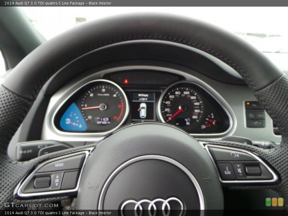 Black Interior Controls for the 2014 Audi Q7 3.0 TDI quattro S Line Package #92116589
