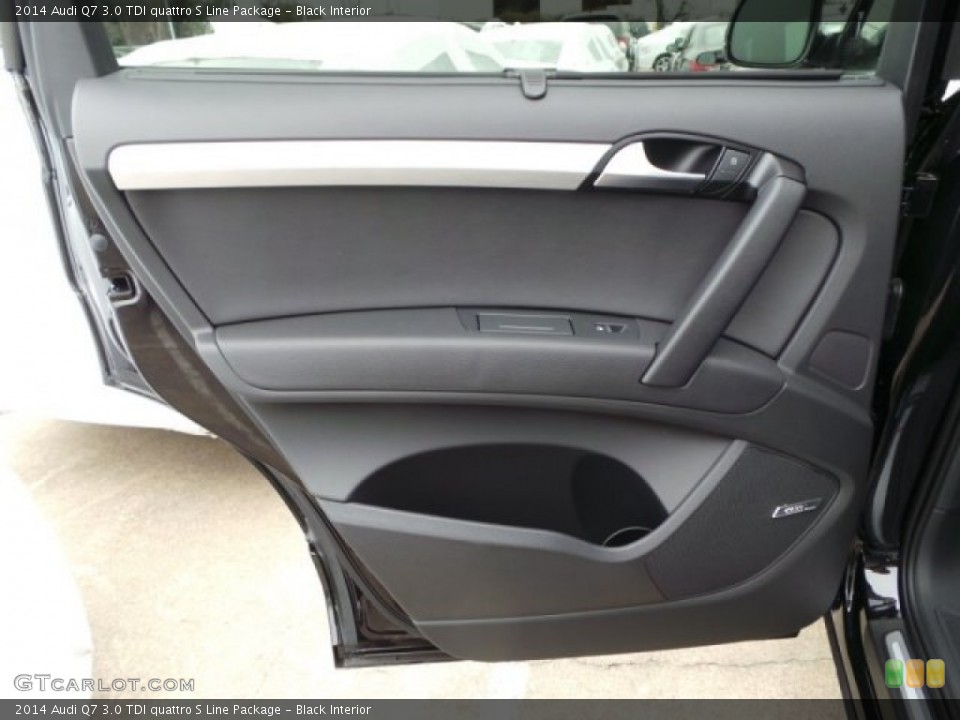 Black Interior Door Panel for the 2014 Audi Q7 3.0 TDI quattro S Line Package #92116613