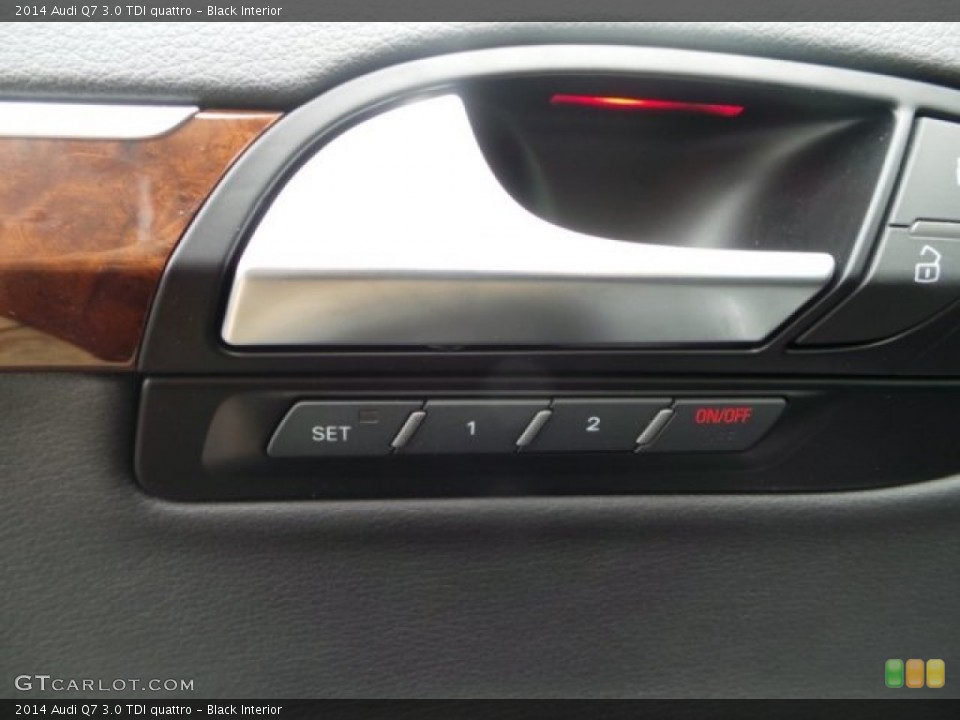 Black Interior Controls for the 2014 Audi Q7 3.0 TDI quattro #92117156