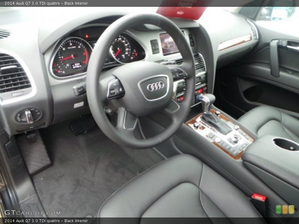 Black Interior Photo for the 2014 Audi Q7 3.0 TDI quattro #92117204