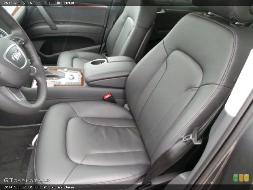 Black Interior Front Seat for the 2014 Audi Q7 3.0 TDI quattro #92117222
