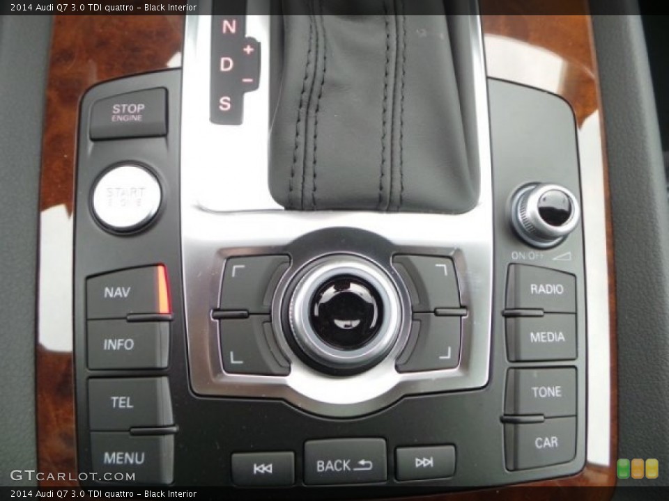 Black Interior Controls for the 2014 Audi Q7 3.0 TDI quattro #92117423
