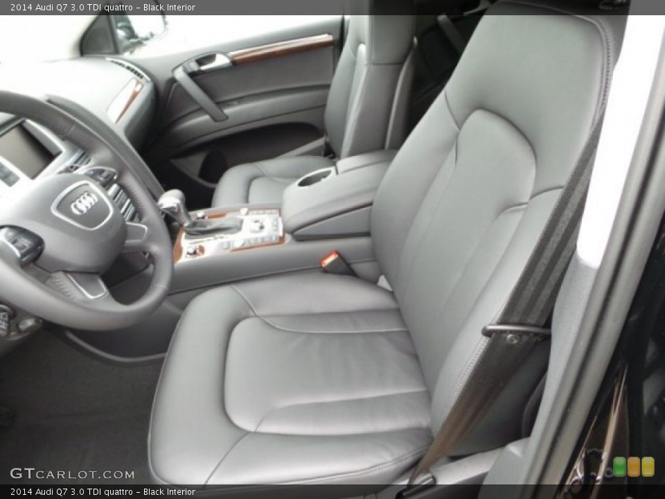 Black Interior Front Seat for the 2014 Audi Q7 3.0 TDI quattro #92118056