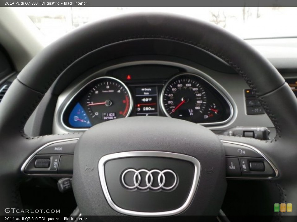 Black Interior Gauges for the 2014 Audi Q7 3.0 TDI quattro #92118312