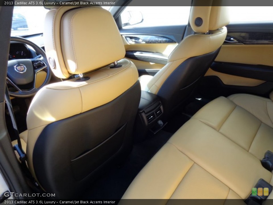 Caramel/Jet Black Accents Interior Rear Seat for the 2013 Cadillac ATS 3.6L Luxury #92120057