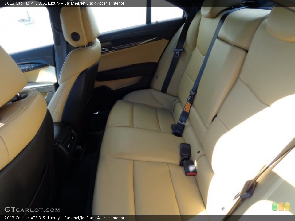 Caramel/Jet Black Accents Interior Rear Seat for the 2013 Cadillac ATS 3.6L Luxury #92120084