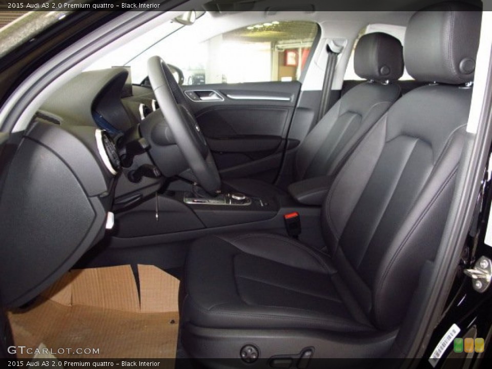 Black Interior Photo for the 2015 Audi A3 2.0 Premium quattro #92122058