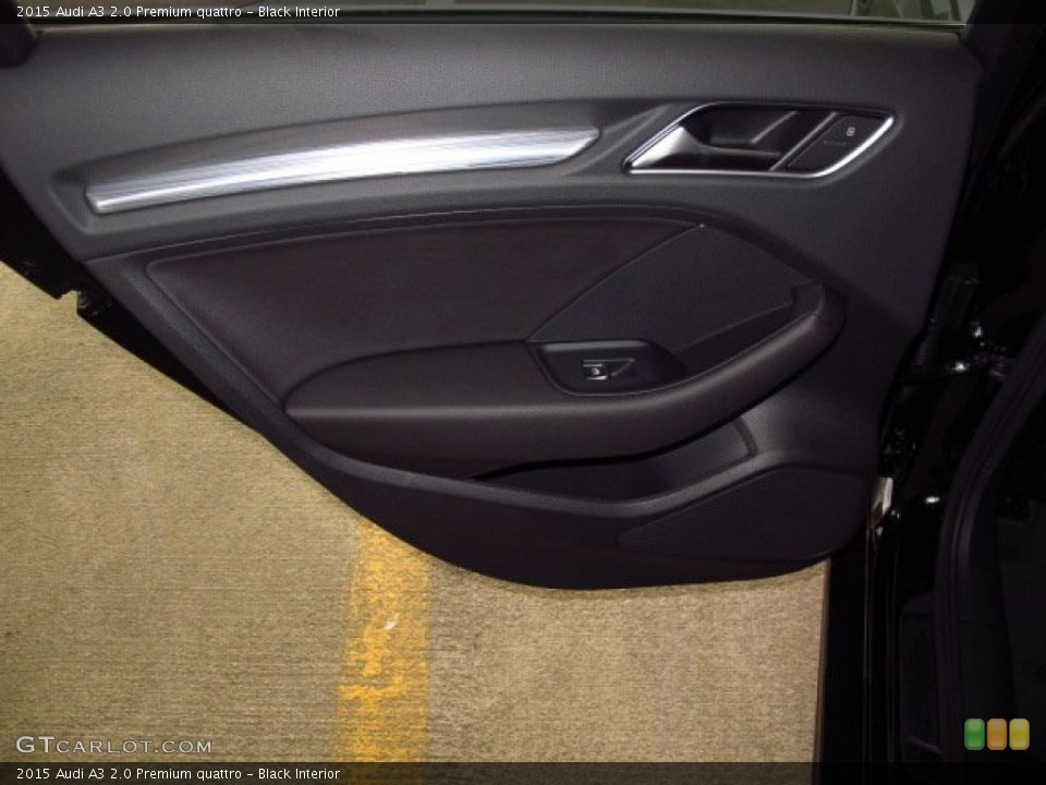 Black Interior Door Panel for the 2015 Audi A3 2.0 Premium quattro #92122079