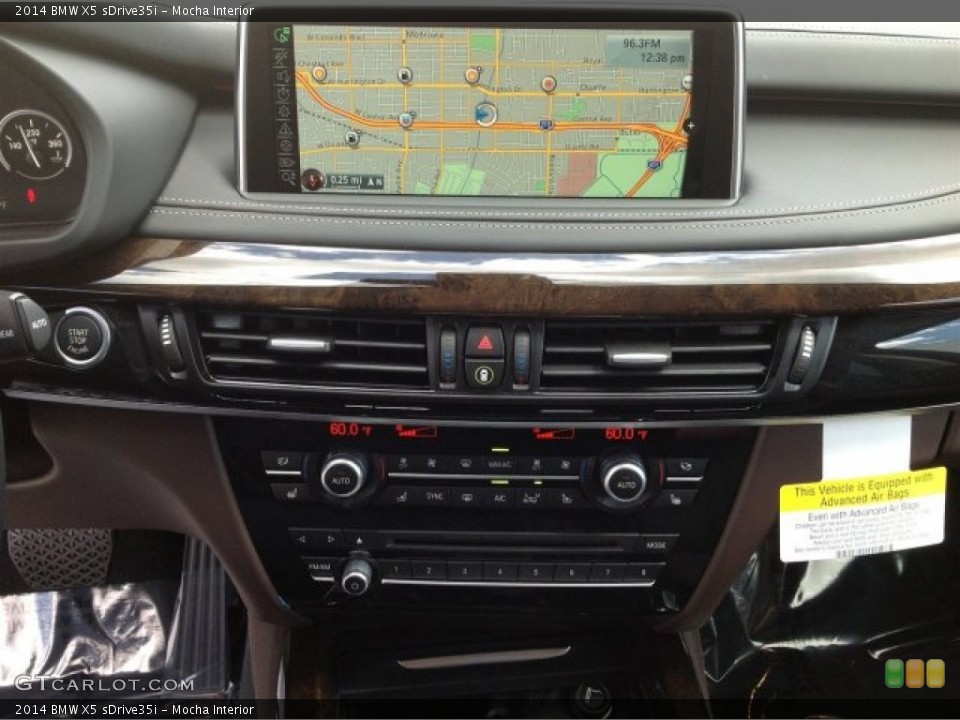 Mocha Interior Controls for the 2014 BMW X5 sDrive35i #92123807