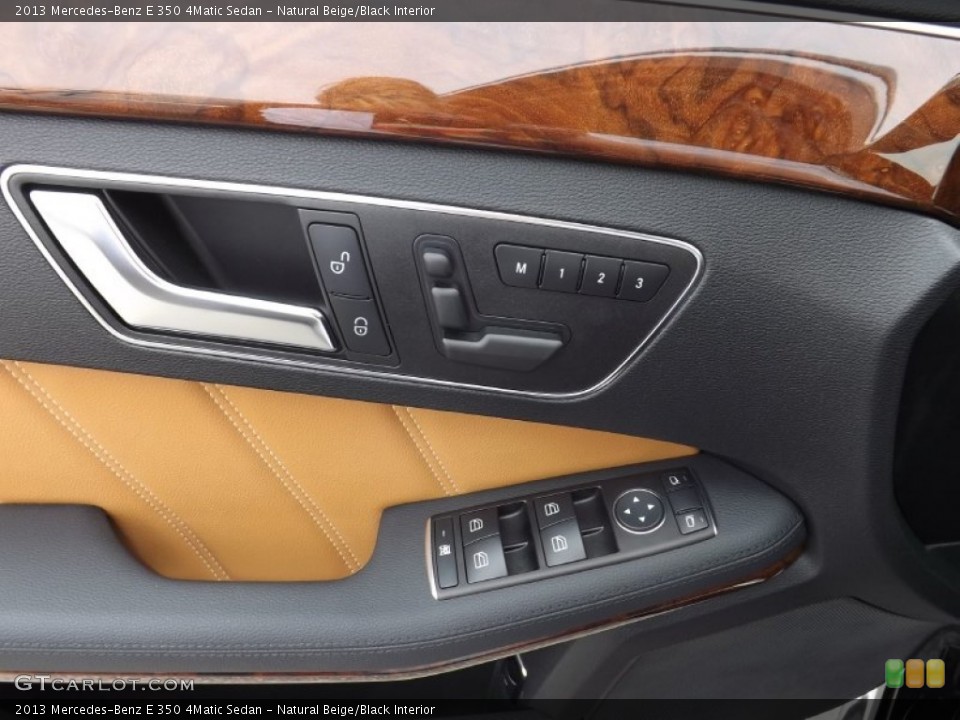 Natural Beige/Black Interior Door Panel for the 2013 Mercedes-Benz E 350 4Matic Sedan #92127014