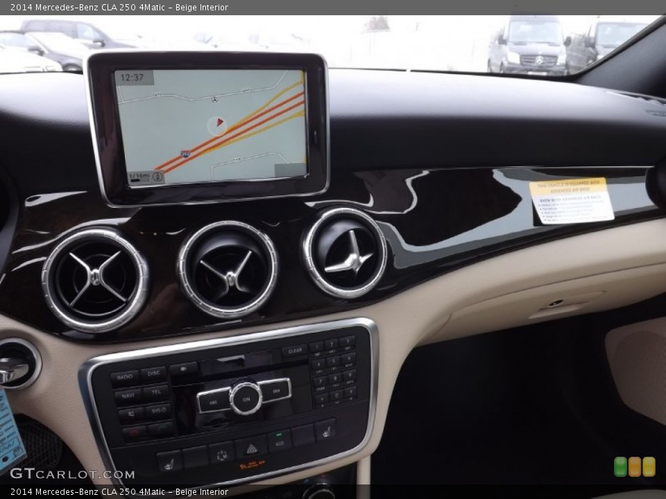 Beige Interior Navigation for the 2014 Mercedes-Benz CLA 250 4Matic #92127356