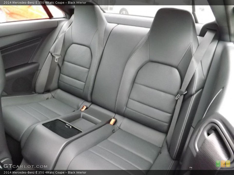 Black Interior Rear Seat for the 2014 Mercedes-Benz E 350 4Matic Coupe #92128601