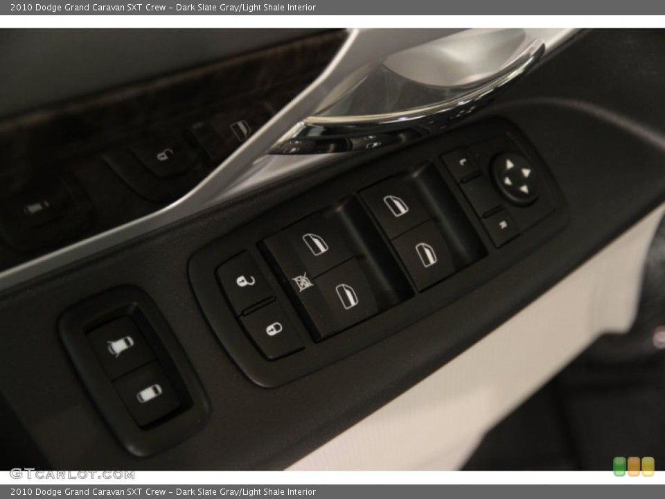 Dark Slate Gray/Light Shale Interior Controls for the 2010 Dodge Grand Caravan SXT Crew #92130092