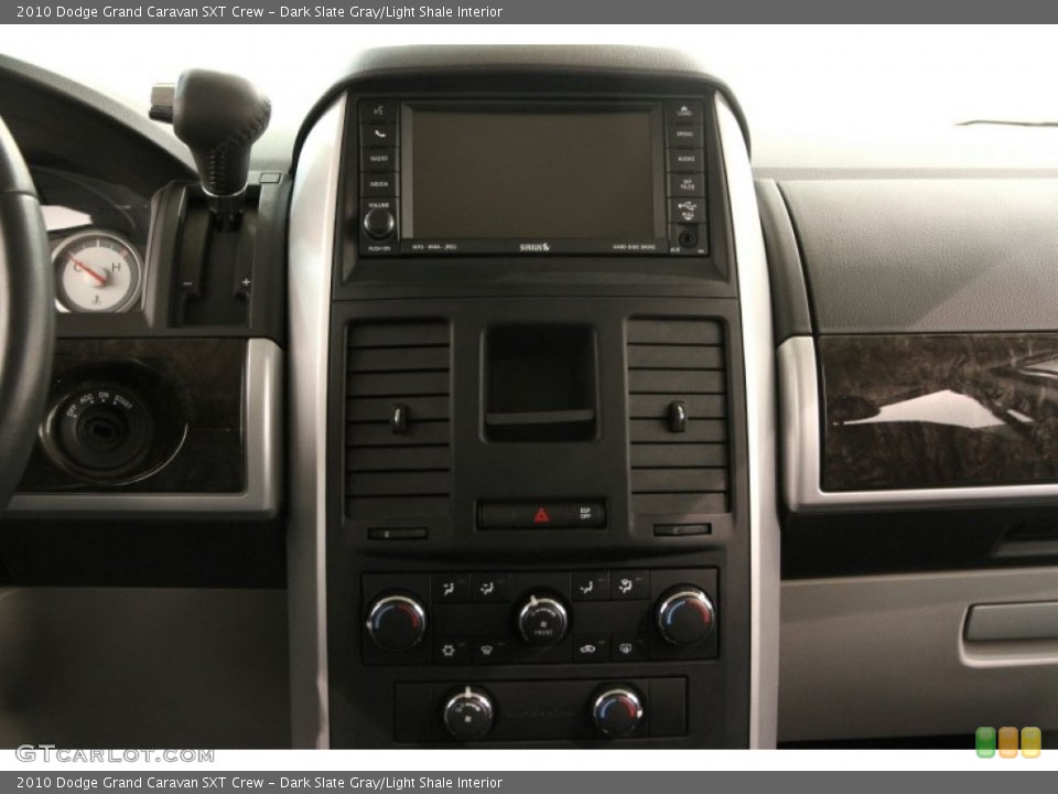 Dark Slate Gray/Light Shale Interior Controls for the 2010 Dodge Grand Caravan SXT Crew #92130152