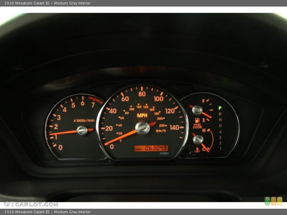 Medium Gray Interior Gauges for the 2010 Mitsubishi Galant ES #92131211