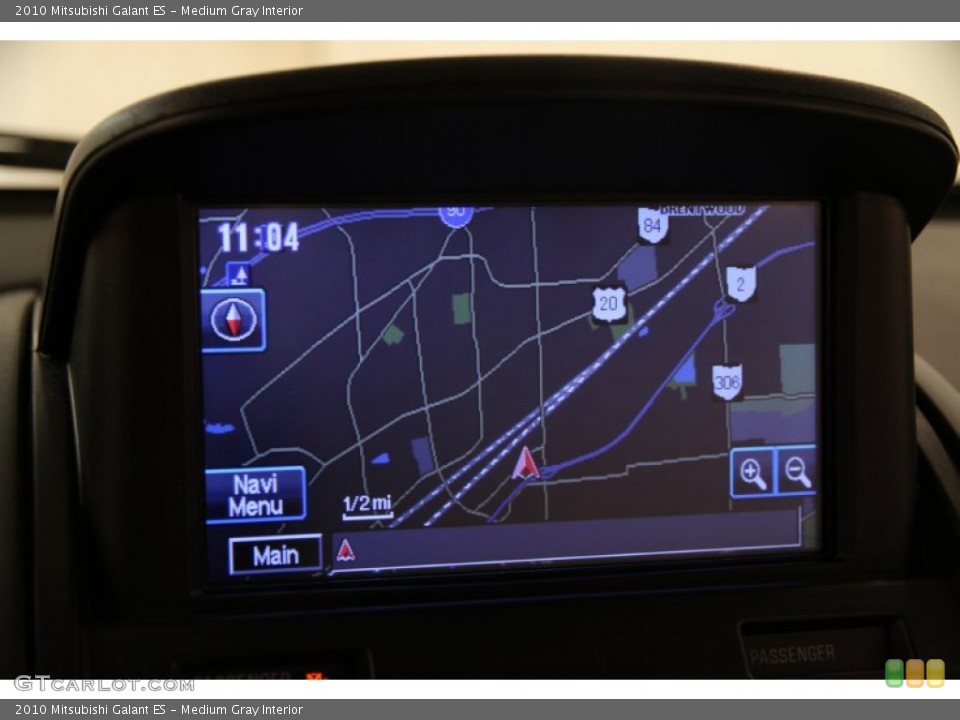 Medium Gray Interior Navigation for the 2010 Mitsubishi Galant ES #92131241