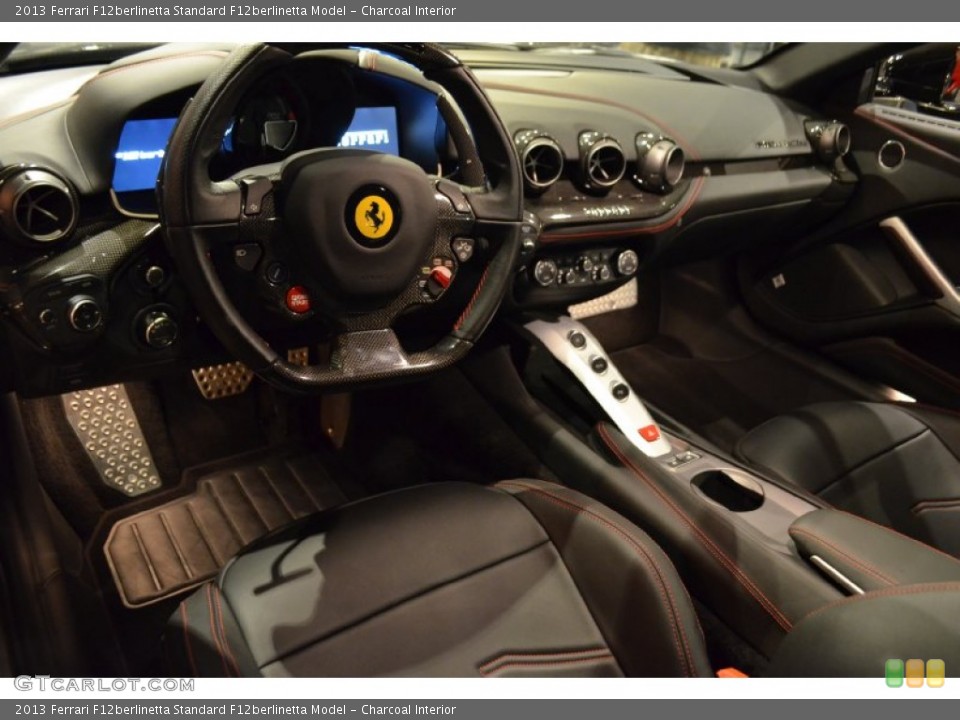Charcoal 2013 Ferrari F12berlinetta Interiors