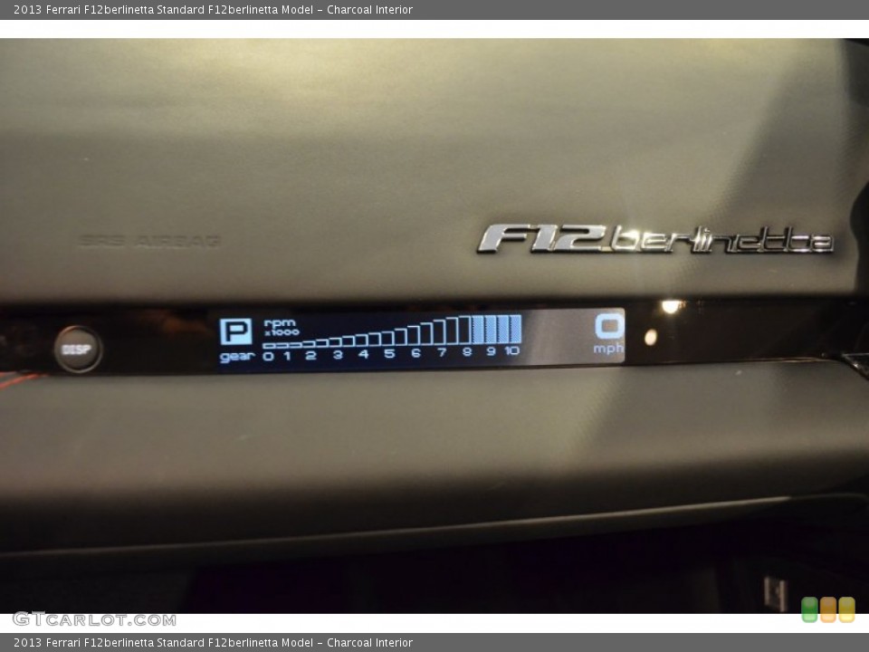 Charcoal Interior Gauges for the 2013 Ferrari F12berlinetta  #92136149
