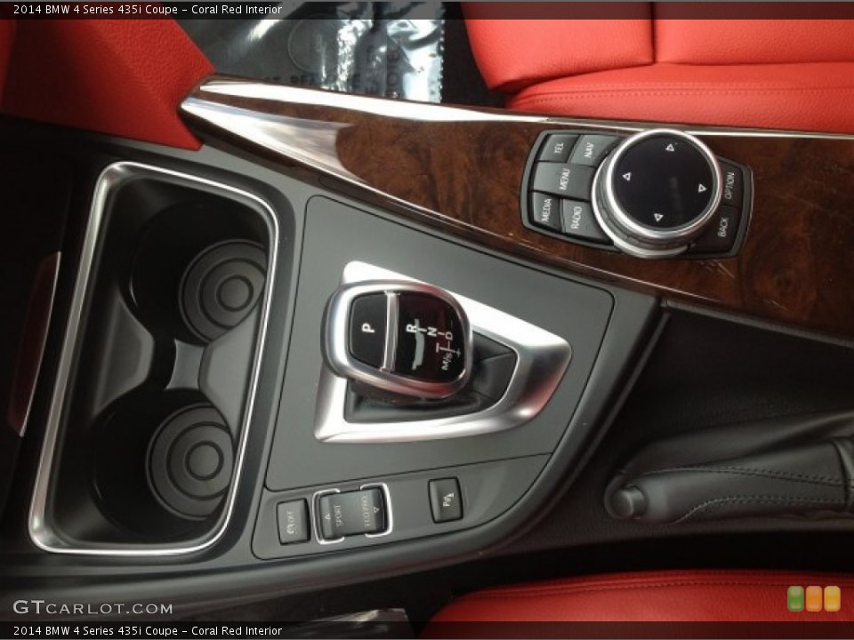 Coral Red Interior Transmission for the 2014 BMW 4 Series 435i Coupe #92139394