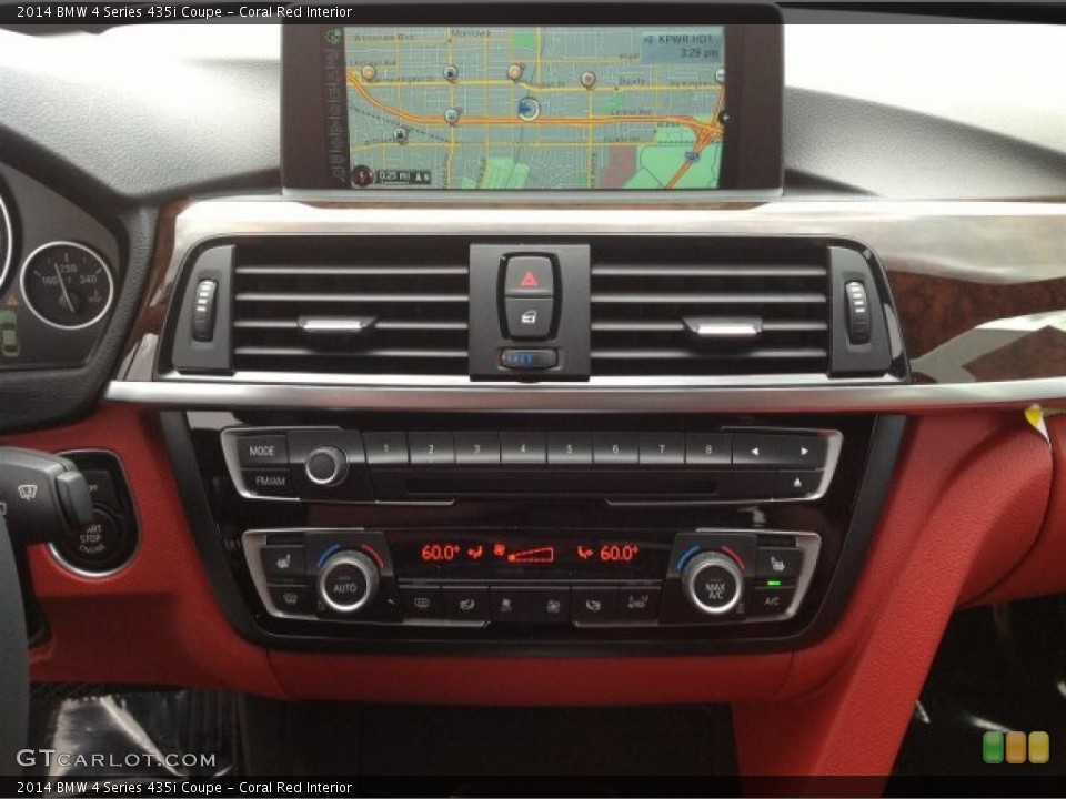 Coral Red Interior Controls for the 2014 BMW 4 Series 435i Coupe #92139619