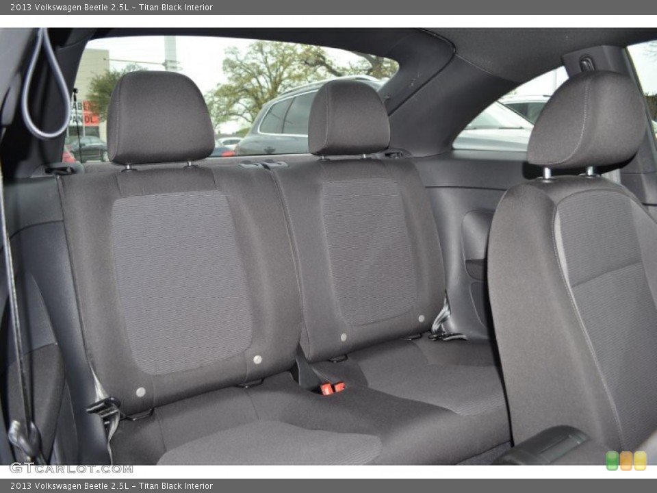Titan Black Interior Rear Seat for the 2013 Volkswagen Beetle 2.5L #92139970