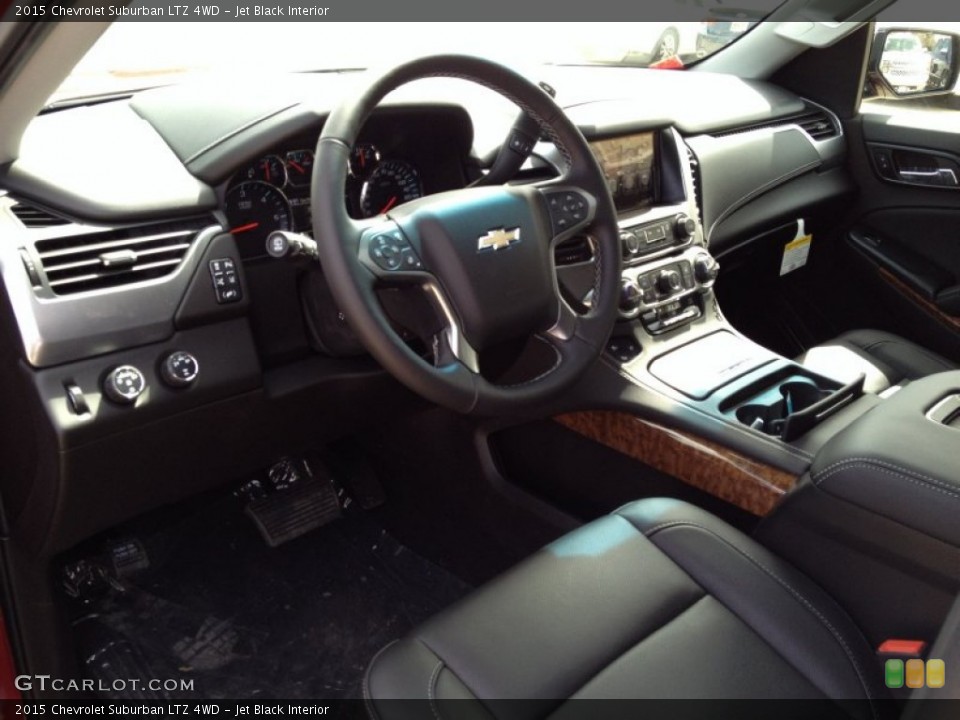 Jet Black Interior Prime Interior for the 2015 Chevrolet Suburban LTZ 4WD #92140495