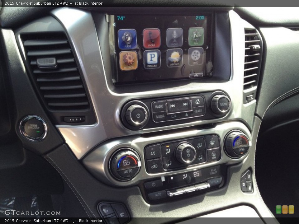 Jet Black Interior Controls for the 2015 Chevrolet Suburban LTZ 4WD #92140579