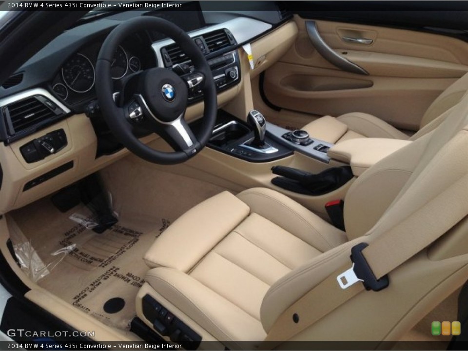 Venetian Beige Interior Photo for the 2014 BMW 4 Series 435i Convertible #92140939