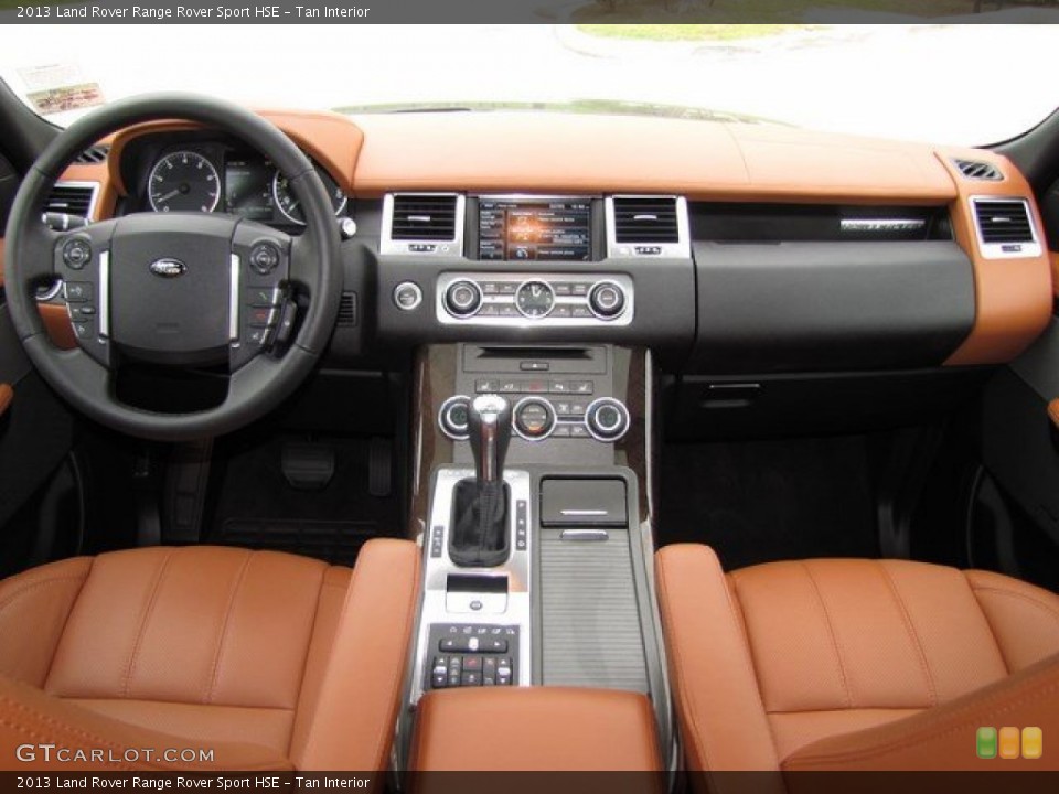 Tan Interior Dashboard for the 2013 Land Rover Range Rover Sport HSE #92142058
