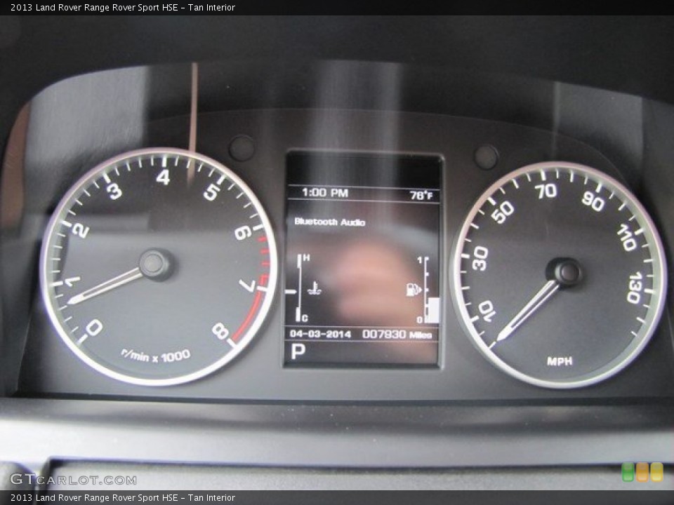 Tan Interior Gauges for the 2013 Land Rover Range Rover Sport HSE #92142349